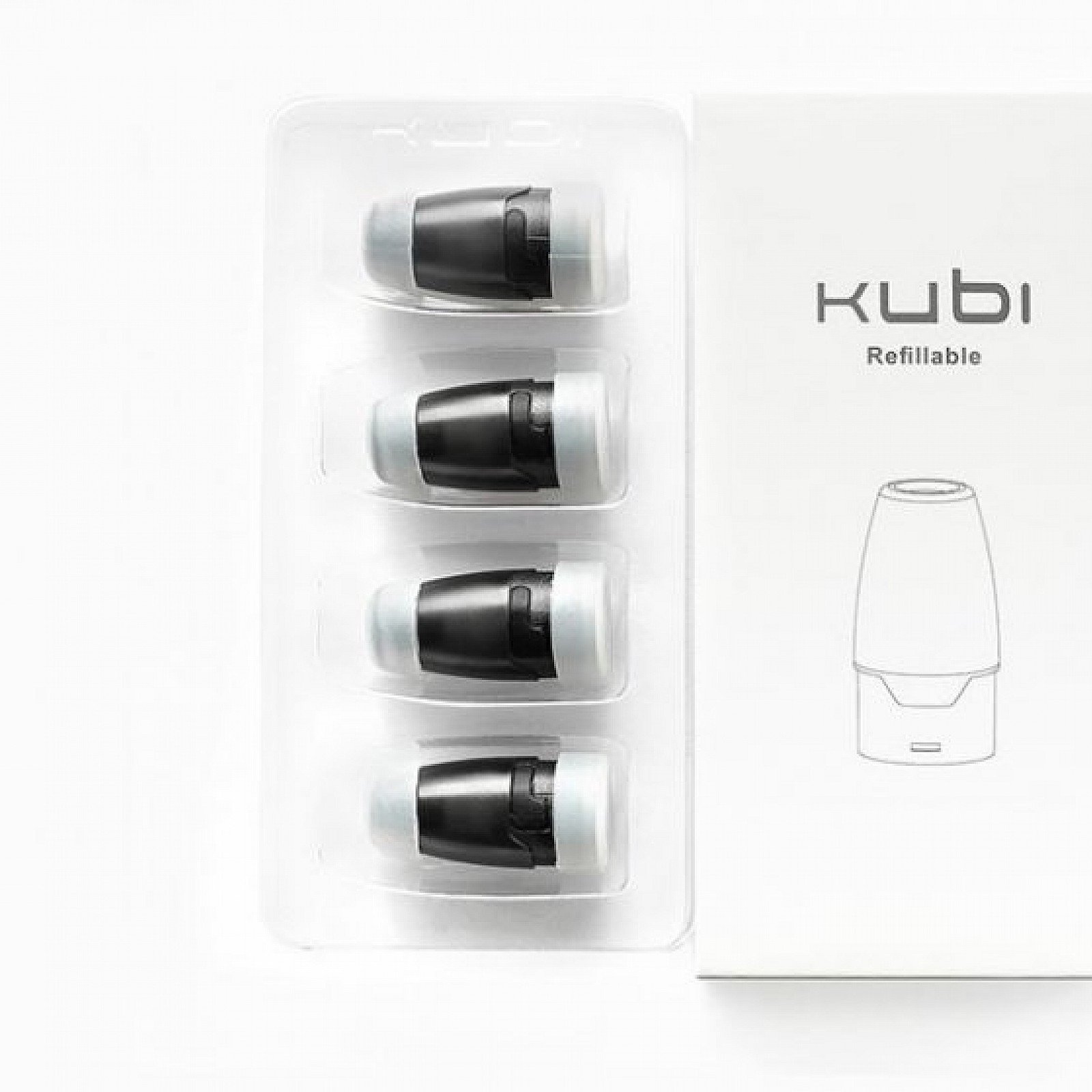 Hotcig Kubi Pod Kartuş 4'lü Paket - Yedek Kartuş Fırsatı