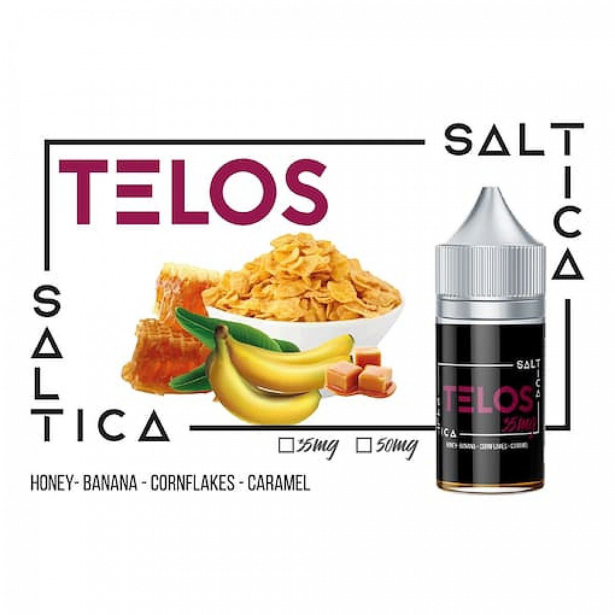 Saltica Saltica Telos 30 ml Premium Salt Likit - Yoğun Aroma Keyfi
